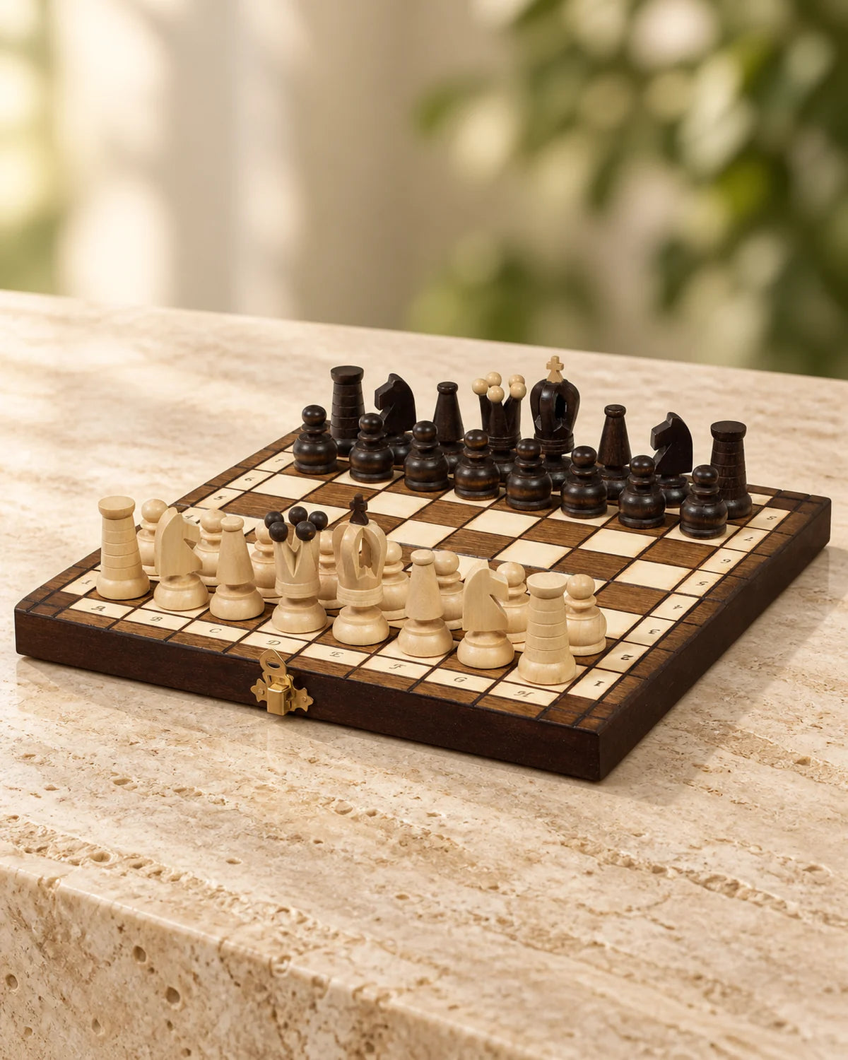 Jeu d’échecs Royal Mini en bois
