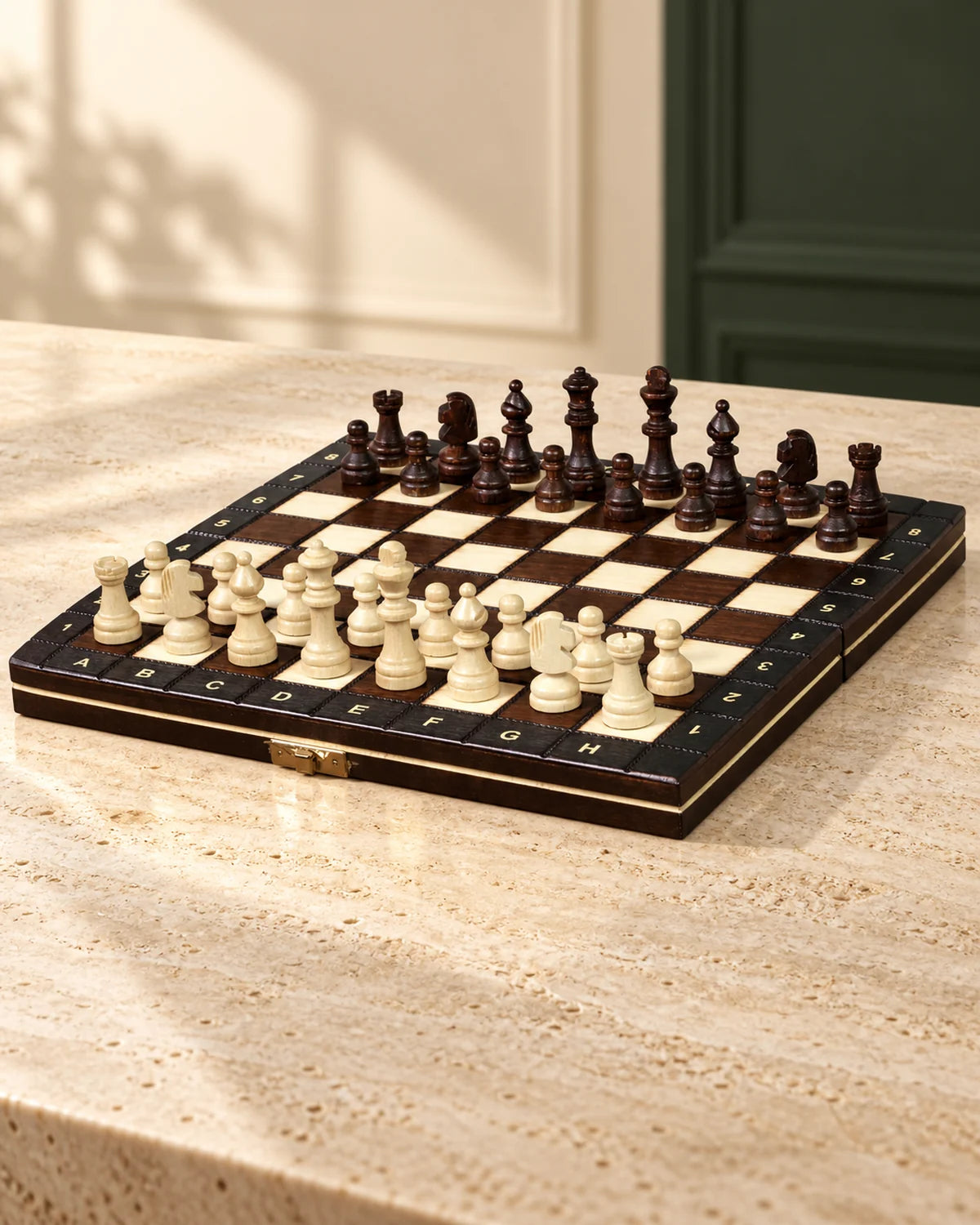 Jeu d’échecs scolaire magnétique