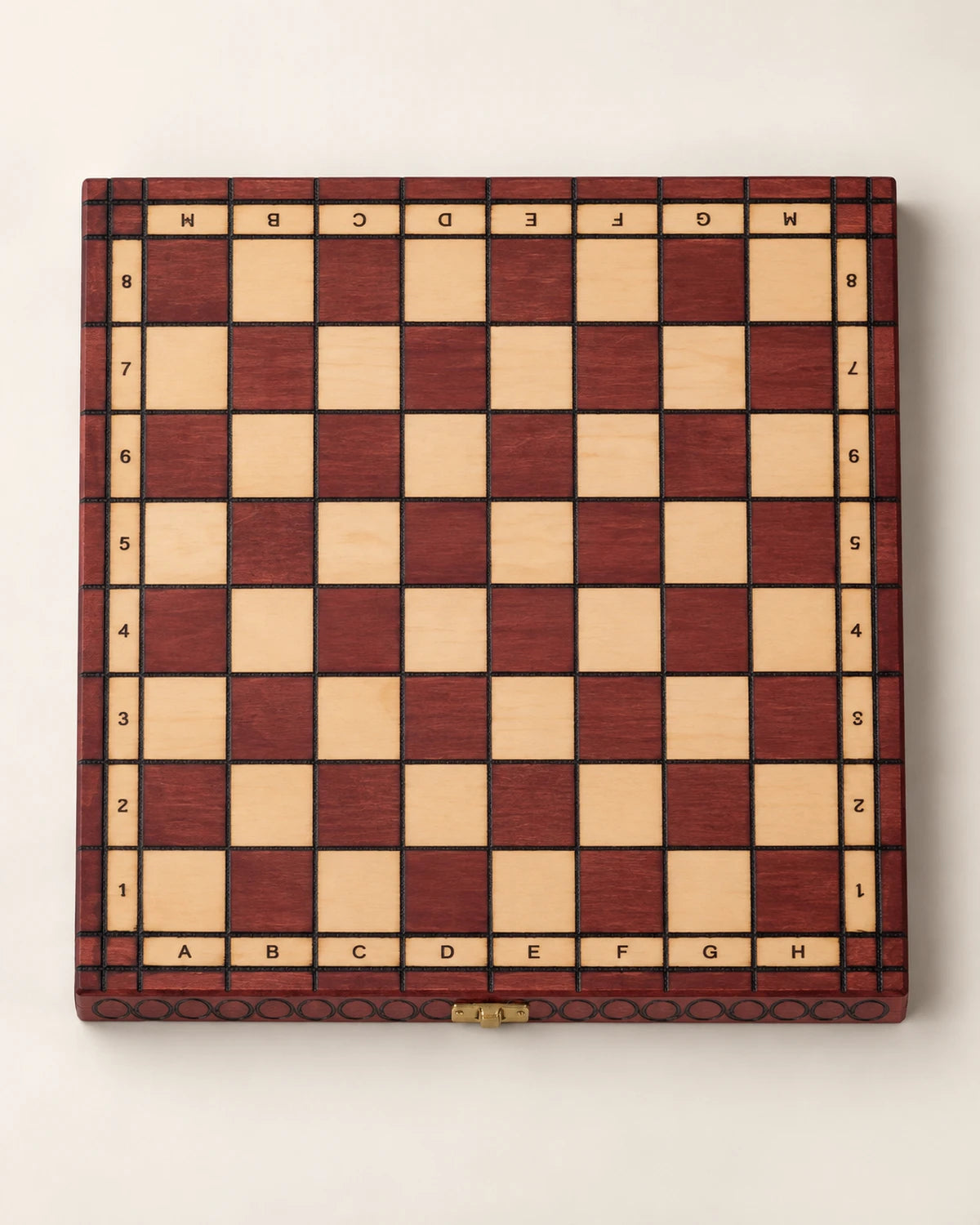 Jeu d’échecs Small Pearl — vue du dessus