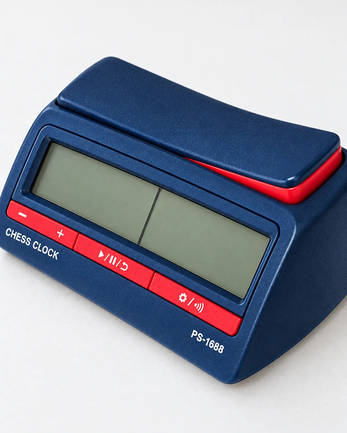 Pendule PS1688 bleu marine et rouge — affichage