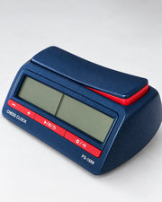 Pendule PS1688 bleu marine et rouge — finition