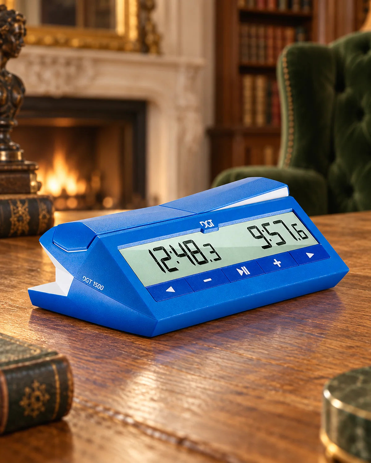 Pendule dgt 1500 bleue — chateau
