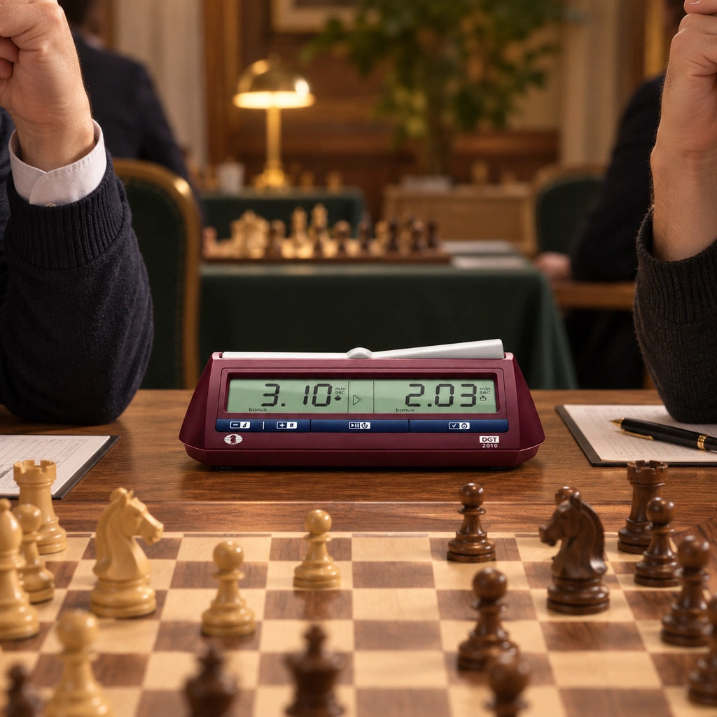 Pendule d’échecs numérique DGT 2010 — en tournoi