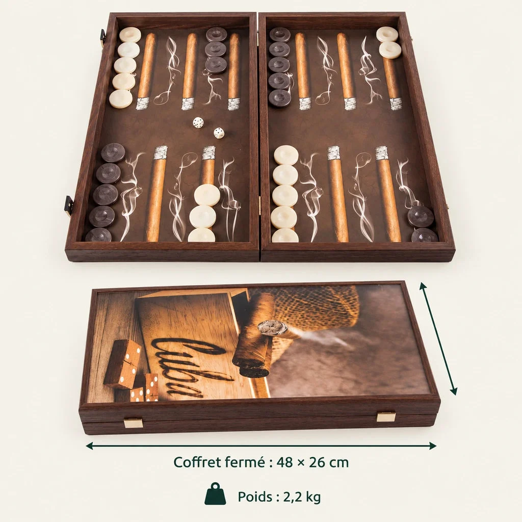 Backgammon Manopoulos Robusto TXL1ROB – wymiary