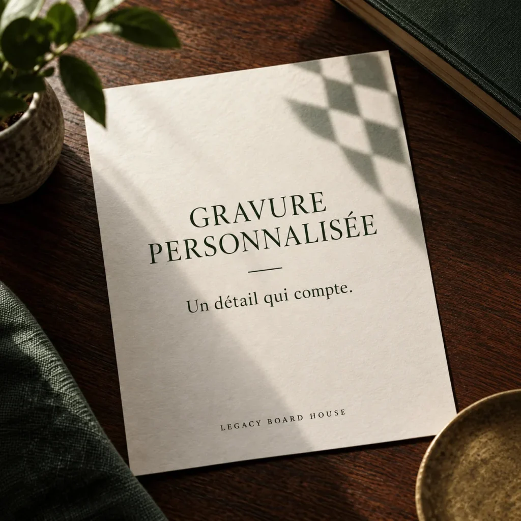 Personalized engraving — a personal touch