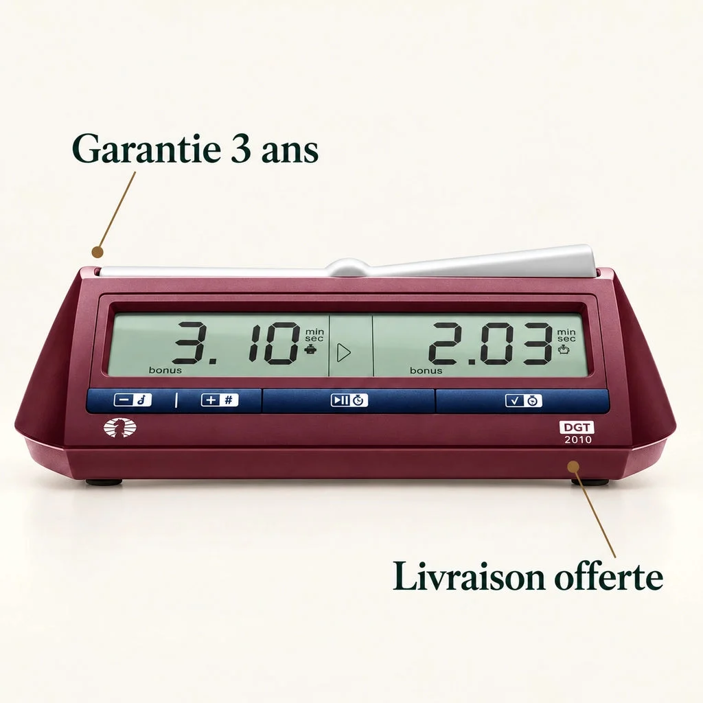 DGT 2010 Digital Chess Clock — key features