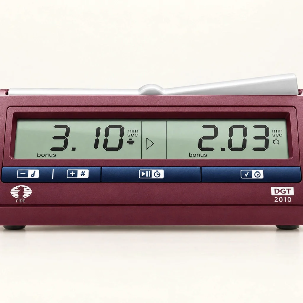 DGT 2010 Digital Chess Clock — display and buttons