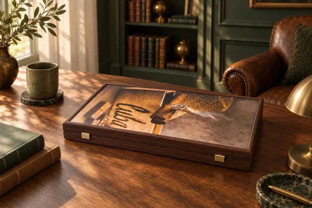 Backgammon Manopoulos Robusto TXL1ROB — 48 × 26 cm — w innym zakątku domu
