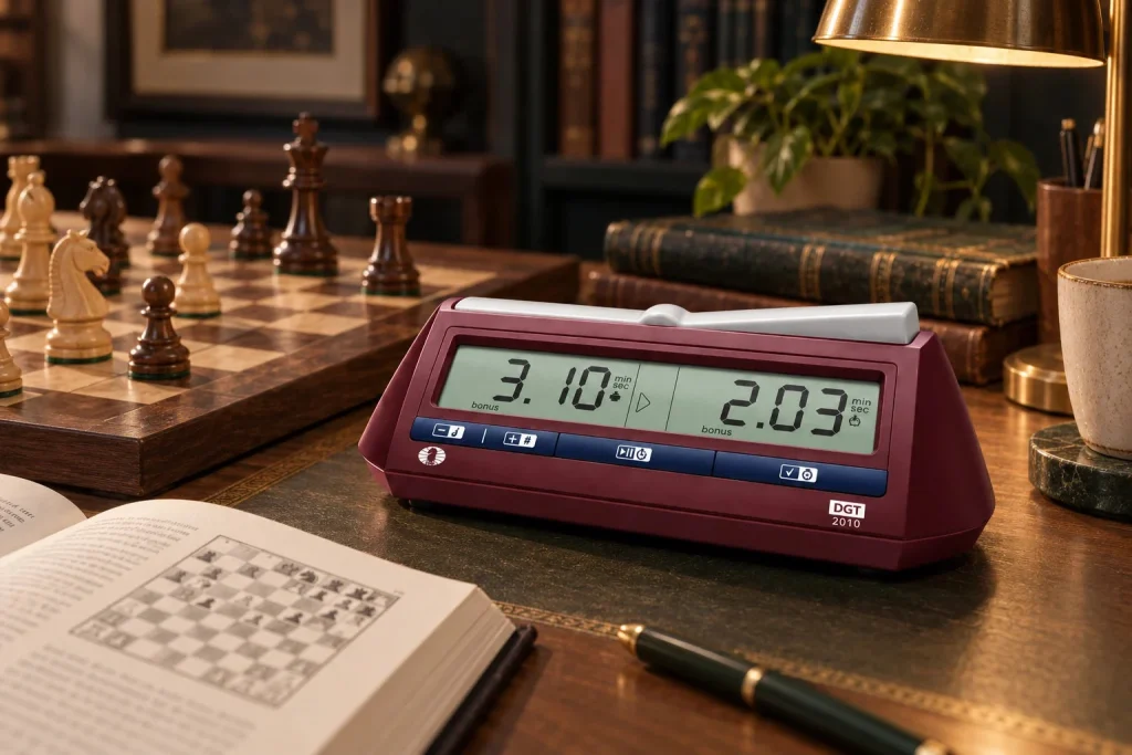 DGT 2010 digital chess clock – another moment at home